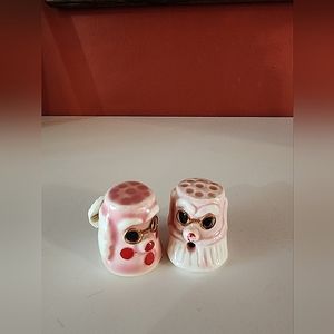 Thimbles Santa Clause and Mrs Clause